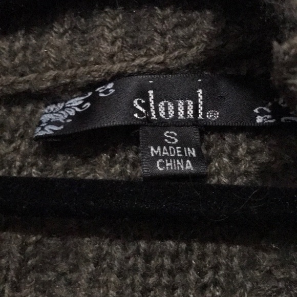 Slonl open front waterfall cardigan sweater Size Small Transitional - Picture 2 of 11